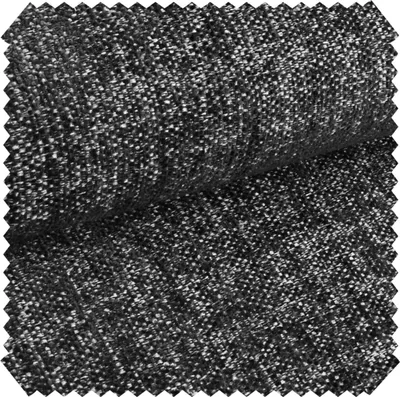 Produktbild von novely® Abvekauf | TESSANO - Samtweicher Chenille-Polsterstoff in 3D-Optik - Schwer Entzündbarer Möbelstoff - Pflegeleichte Meterware 1lfm - Farbe: 01 Schwarz