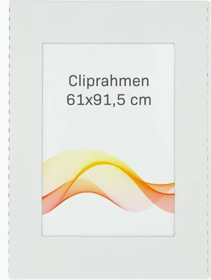 Produktbild von RAWWEST.BIS Rahmenloser Bilderrahmen 61x91,5 cm Cliprahmen mit Kunstglas Plexi