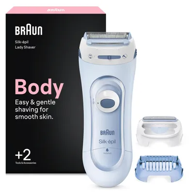 Produktbild von Braun Epilierer Damen Silk·épil, Damenrasierer Elektrisch, LS5160, Blau
