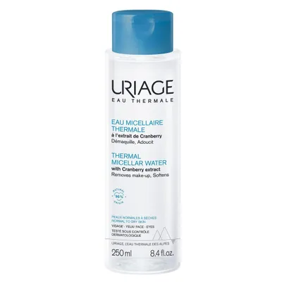 Immagine prodotto di Uriage Acqua Micellare Termale Lozione micellare con estratto di mirtillo rosso per pelle normale e secca, 250ml