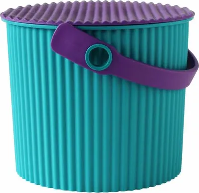 Immagine prodotto di Hachiman Omnioutil Eimer Mini Turchese da 4 Litri: Versatilità e Stile