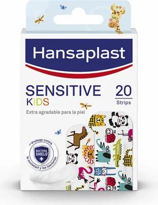Zdjęcie produktu dla Hansaplast Sensitive Kids, 20 sztuk