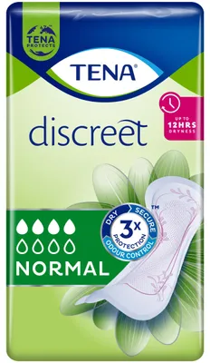 Zdjęcie produktu dla Tena Discreet wkładki dla nietrzymających moczu normal 24 szt