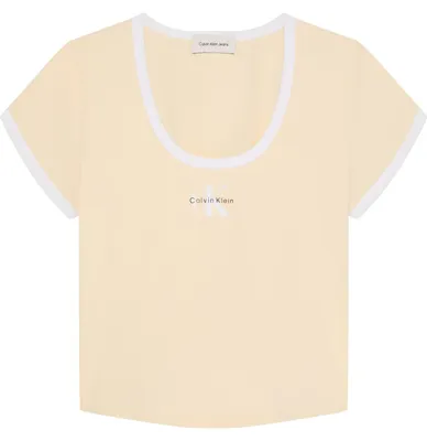 Produktbild von CALVIN KLEIN LV047G220G SS MONOLOGO SCOOP Gelb