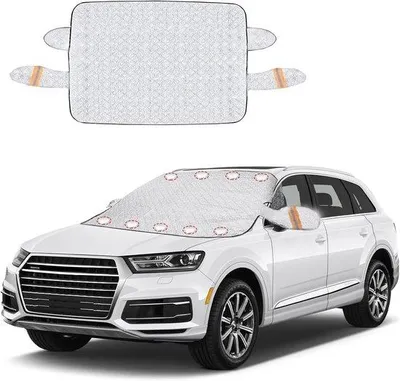 Produktbild von Famanu Magnetische Windschutzscheibenabdeckung für Schnee, Eis und UV-Schutz - Ideal für SUVs und Lkw