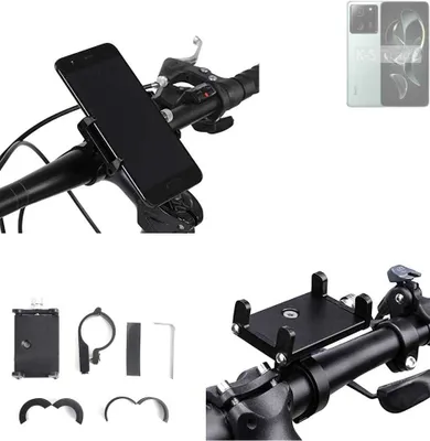 Produktbild von K-S-Trade Handyhalterung für das Fahrrad kompatibel mit Xiaomi Redmi K60 Ultra Halter Lenkstange Fahrradhalterung Motorrad Bike Mount Befestigung