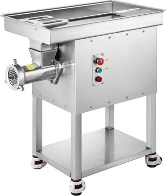 Obrázok produktu pre Komerčný elektrický mlynček na mäso 22 lb/min 2200 W priemyselný mlynček so skriňou