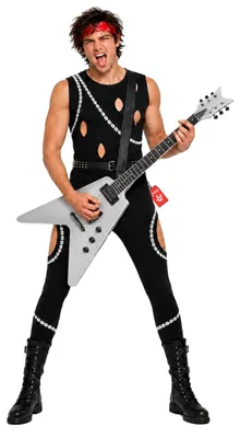 Produktbild von Fun Shack Kostüm 80er Jahre Rocker für Herren, Rockstar Outfit, Perfekt für Fasching und Karneval, M