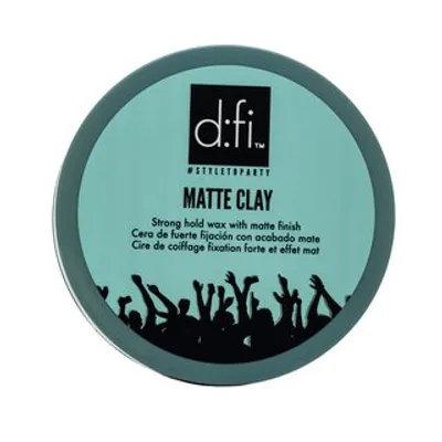 Zdjęcie produktu dla DFI D:FI MATTE CLAY150g Mocne utrwalenie Matowe wykończenie Glinka z trzciny cukrowej Pielęgnacja stylizacyjna dla mężczyzn