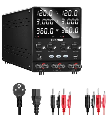 Produktbild von DC-Netzteil, Dual-Channel, Einstellbare Ausgangsspannung, 120V 3A Dual-Kanal