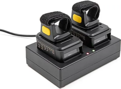 Produktbild von DELOCK Ringbarcode Scanner 1D und 2D (2 Stück) + Ladestation