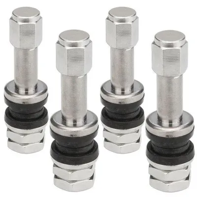 Zdjęcie produktu dla Zawór STIX 4x metalowy zawór aluminiowy srebrny - seria X2 Silver Edition