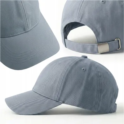 Produktbild von Kappe Mit Schirm Für Herren Und Damen, Baseballkappe, Grössenverstellbar, Hellblau