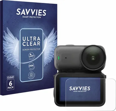 Produktbild von 6x Für DJI Osmo Nano Schutzfolie Savvies Displayschutz Display Schutz Folie Klar Transparent