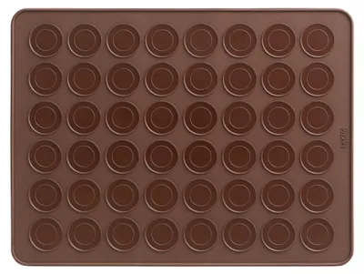 Backmat für 24 Macarons, 40x30 cm, Silikon, backofenfest