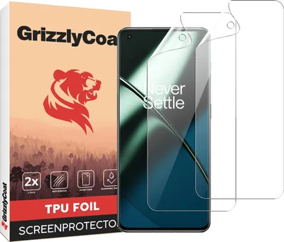 Produktbild von GrizzlyCoat OnePlus 11 Hydrogel TPU Displayschutz - Hüllenfreundlich (2er Pack)