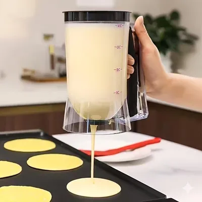 Obrázek produktu pro Porcovač těsta Dávkovač těsta Dávkovací pomůcka pro vafle, cupcakes a palačinky