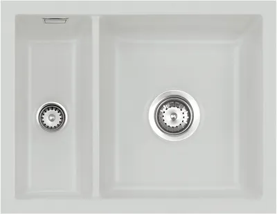 Produktbild von Flächenbündige Spüle MERA 60 F/o in ALU mit Handbetätigung