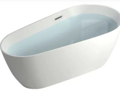 Produktbild von Freistehende Badewanne CHICAGO 170x75x58 cm