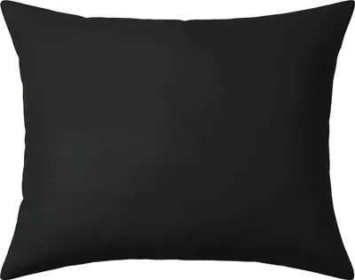 Produktbild von Satin Kissenbezug 100% Baumwolle 40X60 Schwarz