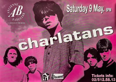 Imagen del producto de The Charlatans - Concierto en Bélgica, 1992 - Póster - 70x100 cm