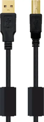 Image de Câble USB 2.0 A vers USB-B NANOCABLE 10.01.120 Noir