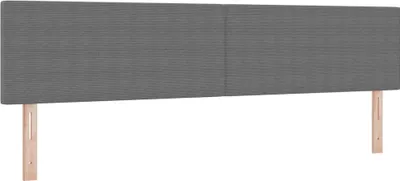 Produktbild von vidaXL Kopfteil Hellgrau 200 cm Cordstoff