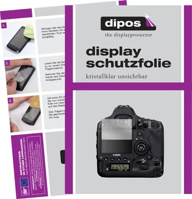 Produktbild von 6x Schutzfolie für Canon Eos 1D klar Displayschutzfolie Folie Display Schutz dipos