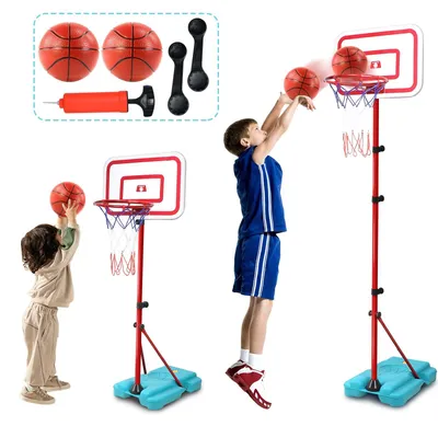 Obrázok produktu pre Solidchoice – Nastaviteľný mini basketbalový kôš a stojan pre deti