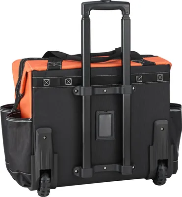 Produktbild von SucceBuy Werkzeugrucksack mit Rollen, 50kg Tragkraft, 27 Taschen, 510x310x450mm