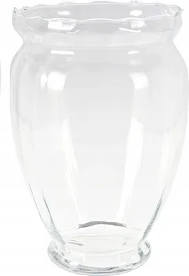 Produktbild von H&S Collection - Blumenvase - Glas - transparent - 21 x 35 cm