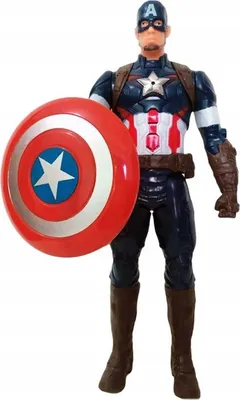 Produktbild von Kapitan amerika figur marvel sound bewegliche glieder + antistress ball