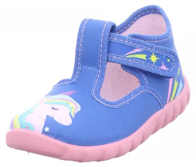 Produktbild von Fischer Markenschuhe Hausschuh blau in Gr. 19