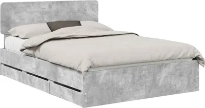 Immagine prodotto di Struttura del letto con cassetto Grigio Cemento 140 x 190 cm