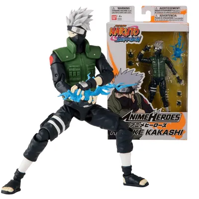 Produktbild von Bandai – Anime Heroes – Naruto Shippuden – Anime-Heldenfiguren 17 cm – Kakashi Hatake – Offizielle Lizenz - Gelenkfigur Kakashi - 36903
