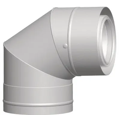 Zdjęcie produktu dla Kolanko fasadowe Wolf DN80/125-87° 2651763