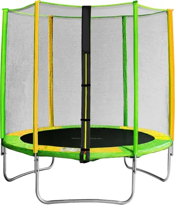 Produktbild von Gartentrampolin Kindertrampolin Ø152cm Trampolin Outdoor mit Netz für den Garten,Outdoor Rot