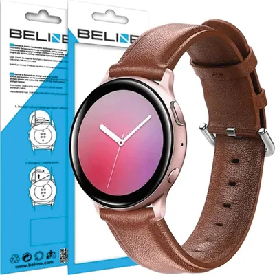 Produktbild von Beline Uhrenarmband 22Mm Elegance Braun/Braun