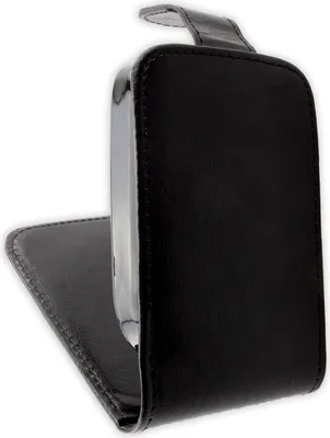 Produktbild von caseroxx Schutz Tasche Hülle Flip Cover kompatibel mit Freestyle Libre 1 / 2 / 3  / 14 Day, Smartphone Tasche Flip Cover in schwarz