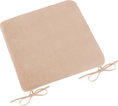 Produktbild von Glattes Sitzkissen Korall micro - 40x40 cm - Beige