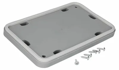 Wartungsklappe für Wärmepumpentrockner, 22,5x14,5 cm, grau