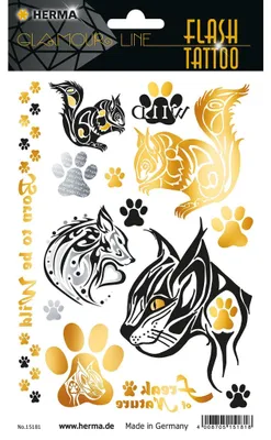 Produktbild von Herma Flash Tattoo Wildlife 4008705151818