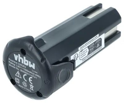 Produktbild von vhbw Akku Ersatz für Bostitch 9B12070R für Werkzeug (1500 mAh, Li-Ion, 3,6 V)