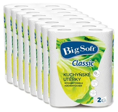 Imagen del producto de Papel de cocina de doble capa, 50 hojas, 16 rollos, para uso en la cocina