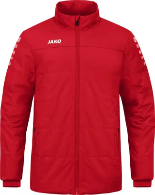 Produktbild von JAKO Kinder Coachjacke Team, Farbe:rot, Größe:128