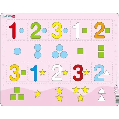 Immagine prodotto di Puzzle LARSEN conteggio fino a tre 10 pezzi