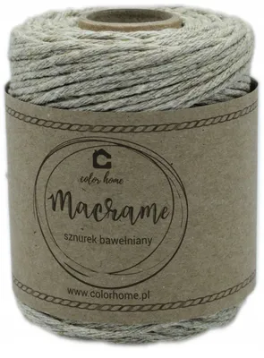 Produktbild von COLORHOME Baumwollgarn Makramee gedreht 2mm 100m Beige