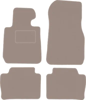 Obrázok produktu pre Velúrové koberčeky do auta pre BMW 3 F31 kombi, Touring (2011-2018) - béžové LUX koberčeky (4 ks)