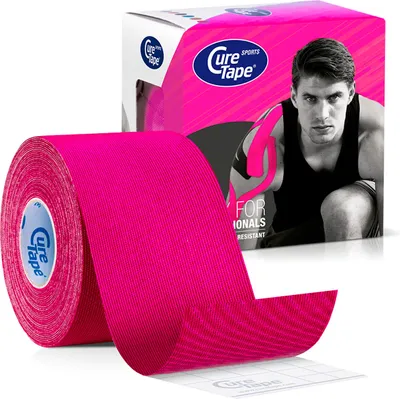 Produktbild von CureTape Sports, 5 m x 5 cm, wasserfest, pink