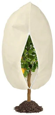 Zdjęcie produktu dla Osłona ochronna na rośliny, 80x100 cm, przepuszczająca światło, oddychająca, kolor beżowy